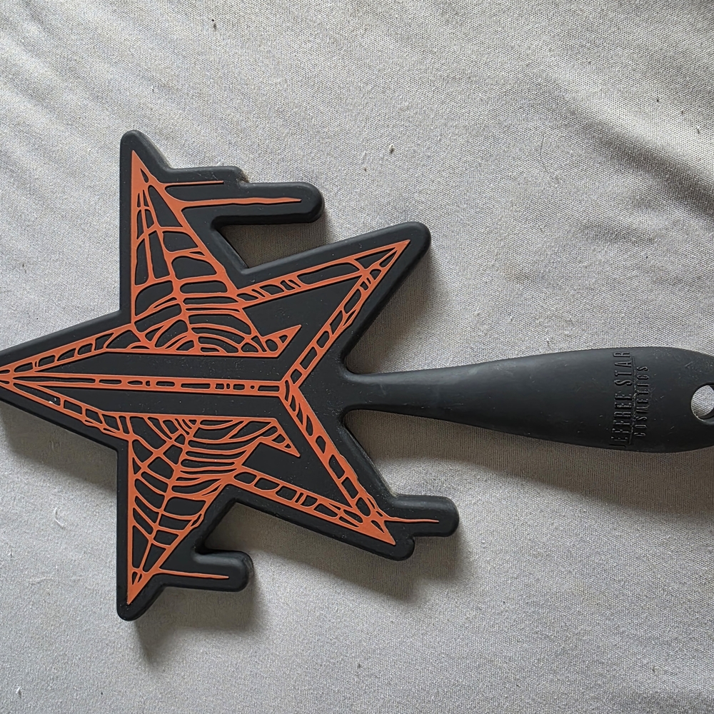 Jeffree Star Black and Orange Star Mirror
